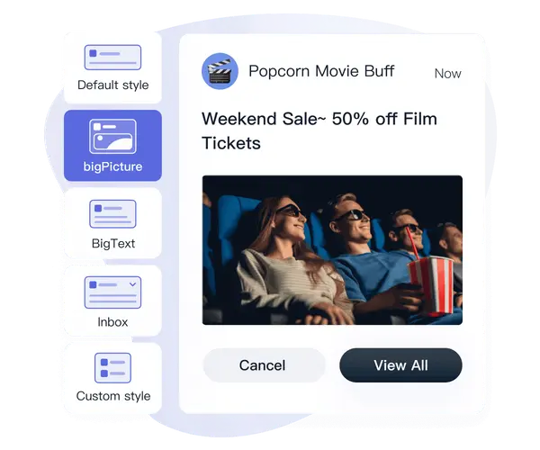 Diverse Notification Formats
