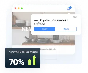 สมัครสมาชิกแบบป๊อปอัปอัจฉริยะ