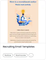 100 + 範本輕鬆建立郵件