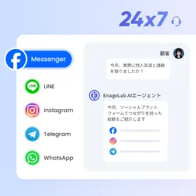 24時間365日即時対応を提供する