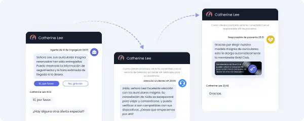 Experiencias personalizadas para clientes