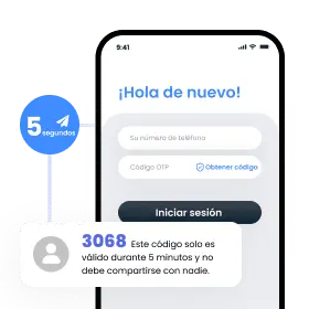Entrega segura de códigos de verificación